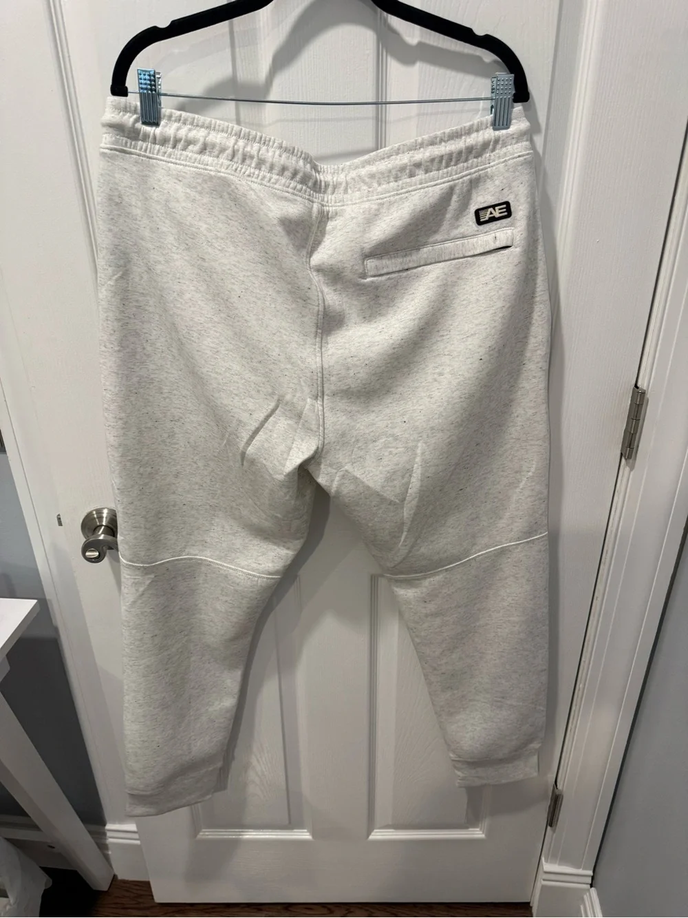 American Eagle Light Heather Gray Jogger Sweatpants
